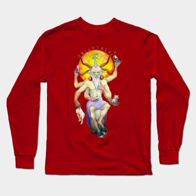 'Feed Your Demons' Long Sleeve T-Shirt by charamath